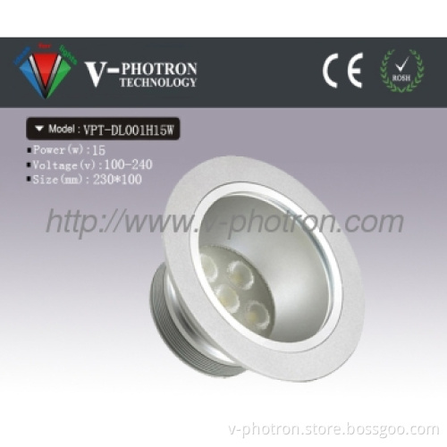 high power with fashion design 15w LED down light